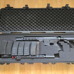 AR15 full m&eacute;tal sur mesure � double configuration CQB / DMR pack complet