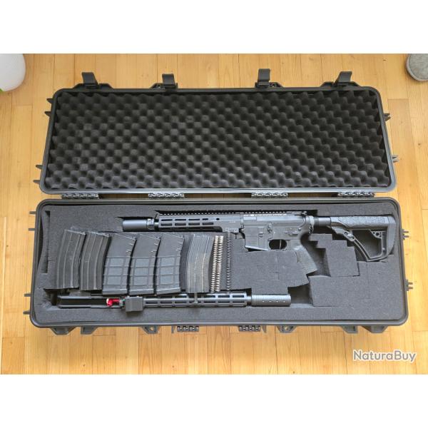 AR15 full m�tal sur mesure � double configuration CQB / DMR pack complet