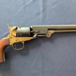 R&eacute;volver poudre noire Schneider & Glassick / Colt 1851 Navy - GLB Luciano Giacosa - Italie 1964