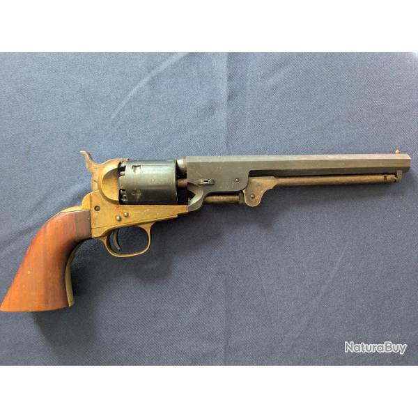 R�volver poudre noire Schneider & Glassick / Colt 1851 Navy - GLB Luciano Giacosa - Italie 1964