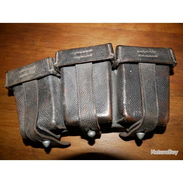 Cartouchi�re de MAUSER WW2 pr�coce (rivet et goutte de suif en aluminium)
