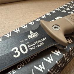Couteau PGM Precision - &eacute;dition limit&eacute;e et num&eacute;rot&eacute; pour les 30 ans (Wildsteer)