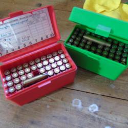 Bo&icirc;tes avec &eacute;tuis ou douilles avec amorce calibre winchester 243 et 270 sako