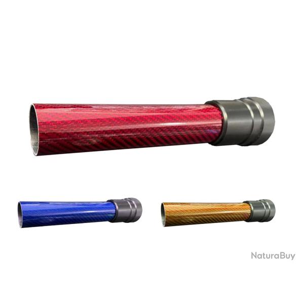 Monk Custom Cannon Carbone pour M4 Airsoft Orange 7"