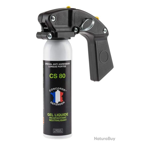 A�rosol Gel CS 80 100 ml avec Poign�e Concorde Defender