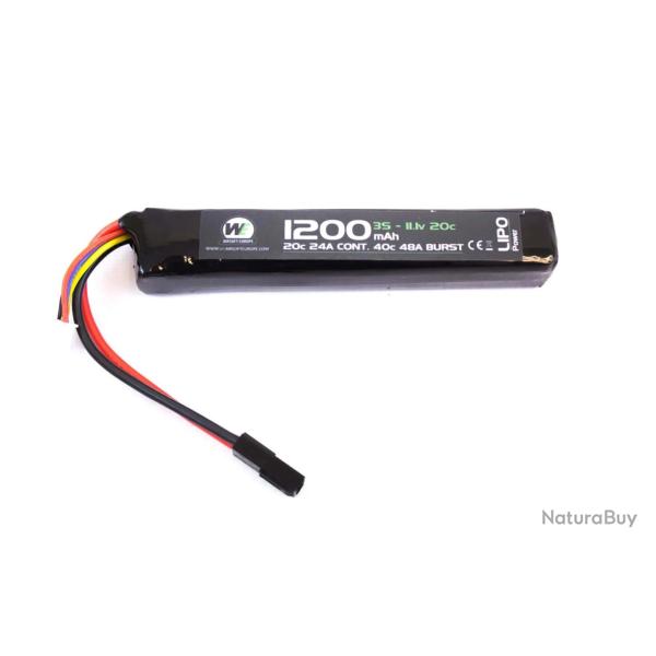 Batterie LiPo 11,1V 1200mAh 20c - Nuprol