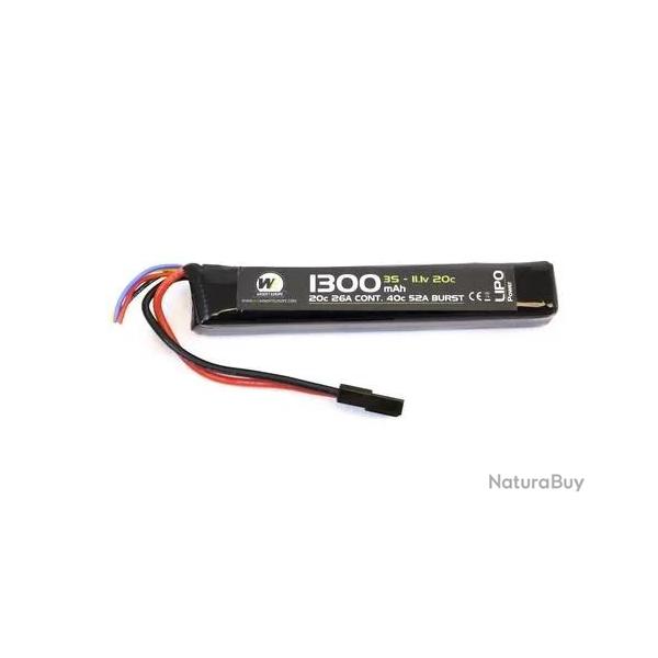 Batterie LiPo 11,1V 1300mAh 20C 1 Stick - Nuprol
