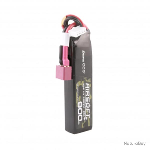 Batterie LiPo 11.1V 800mAh 25C 1 �l�ment Connecteur T-Dean Genspow
