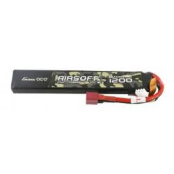 Batterie LiPo 2S 7.4V 1200mAh 25C 1 Stick Prise T-Plug Genspow