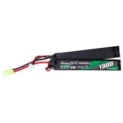 Batterie LiPo 2S 7.4V 1300mAh 25C 2 Sticks Connecteur Tamiya - Genspow