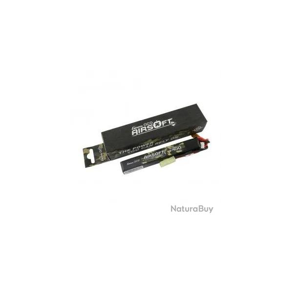 Batterie LiPo 2S 7.4V 1400mAh 25C 1 Stick Connecteur Tamiya Genspow 1300mAh