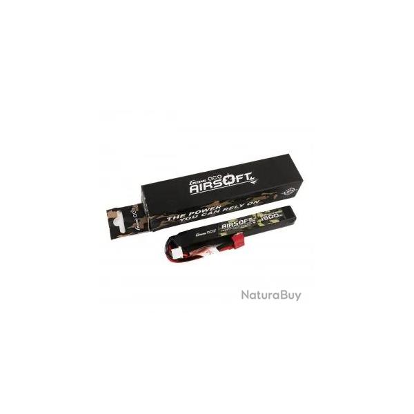 Batterie Lipo 2S 7.4V 1500mAh 25C 1 Stick Connecteur T-Plug Genspow
