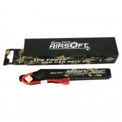 Batterie LiPo 2S 7.4V 1500mAh 25C 2 Sticks T-Dean Genspow 7.4V 1500mAh 25C 2 &Eacute;l&eacute;ments T-Plug