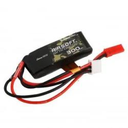Batterie Lipo 7.4V 300mAh 35C 1 &Eacute;l&eacute;ment JST-SYP Plug Genspow