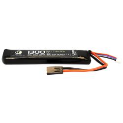 Batterie LiPo Stick 7,4V 1300 mAh pour Airsoft - Nuprol