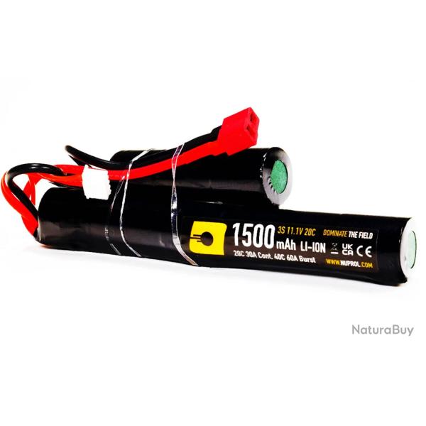Batterie Li-Ion 1500 mAh 11.1V 20c Double Stick Deans - Nuprol