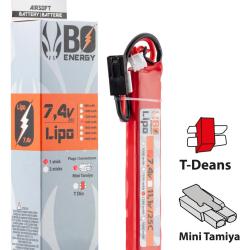 Batterie Lipo 2S 7.4V 1300mAh 25C Type Stick Connecteur T-Dean - Bo Manufacture