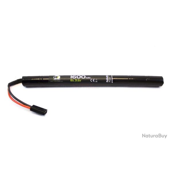 Batterie NiMh 9.6V 1600mAh Type Mini B�ton pour AK - Nuprol