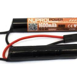 Batterie NiMh 8,4V 1600mAh - 2 &Eacute;l&eacute;ments - Nuprol