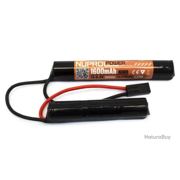 Batterie NiMh 8,4V 1600mAh - 2 �l�ments - Nuprol