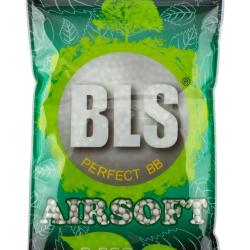Billes Airsoft 6mm Bio Blanches 0.23g - Carton de 20 Sachets de 1kg - BLS
