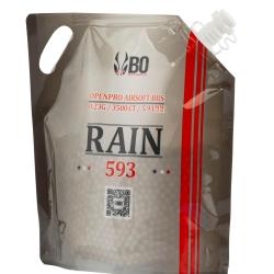 Billes Airsoft 6mm 0.23g Rain par 3500 Billes (Pack de 10 Sachets) - Bo Manufacture