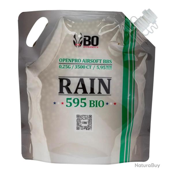 Billes Airsoft 6mm Bio 0.25g - 3500 RDS (10 sachets) Bo Manufacture