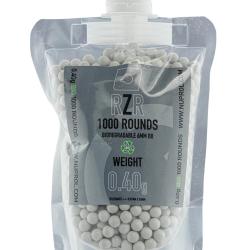 Billes Airsoft 6mm RZR 0,40g en Sachet de 1000 BBS Nuprol