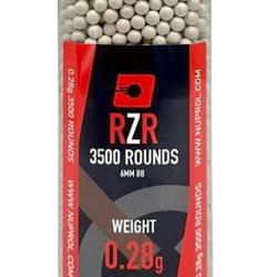 Billes Airsoft 6mm RZR 0.28g Bouteille 3500 BBS - Nuprol
