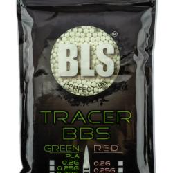 Billes Airsoft Tra&ccedil;antes Vertes 0.30g Bio - Carton de 20 Sachets de 1kg - BLS