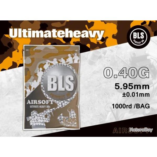 Billes Biod�gradables 0,40g - Sachet de 1000 Billes (Carton de 40) - BLS