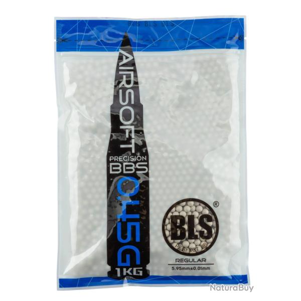Billes Airsoft Lourdes 0.45g BLS - Carton de 20 Sacs de 1 kg (20 kg) - BLS