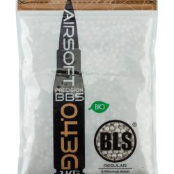 Billes d'Airsoft 6mm Biod&eacute;gradables 0.43g - Sac de 1 kg BLS