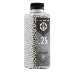 Billes Streamline Lancer Tactical 0.25g - Carton de 12 Bouteilles de 3300 BB's