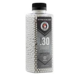 Billes Streamline 0.30g Lancer Tactical - Carton de 12 Bouteilles de 3300 BB's