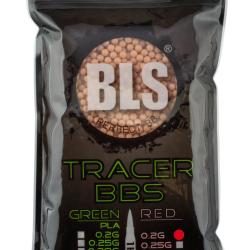Billes Tra&ccedil;antes Bio 0,20g Tracer Rouge - 1kg par BLS