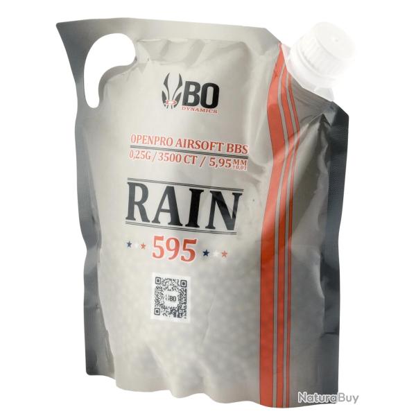 Billes Airsoft 6mm 0.28g Rain - Pack de 10 Sachets de 3500 Billes - BO Manufacture