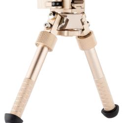 Bipied Tactique en M&eacute;tal sur Rotule RIS Bronze - Bo Manufacture