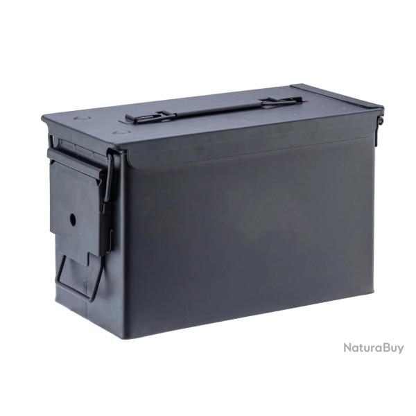 Caisse � Munitions en M�tal Calibre 50 - 33 x 18 x 23 cm Noir - FOT Focus On Tools