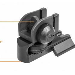 Hausse Fixe Arri&egrave;re UTG pour AR15 (compatible AD99995)