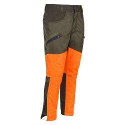 Pantalon enfant Track Force Kaki / Orange PERCUSSION-8 ans