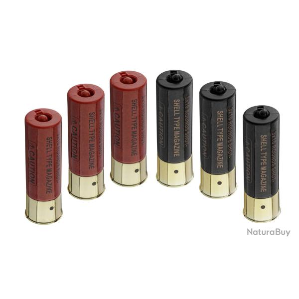 Pack de 6 Cartouches 30 Billes pour Fusil � Pompe STF12 Bo Manufacture