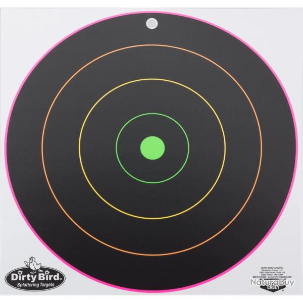 Cible Dirty Birds Multicolores - 20 Cibles - 20 cm Birchwood Casey