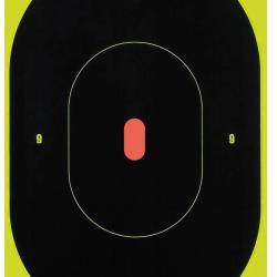 Cibles Silhouette Shoot-N-C Birchwood Casey - 5 Cibles 23 cm, 15 Cibles 10 cm et 100 Pastilles noire