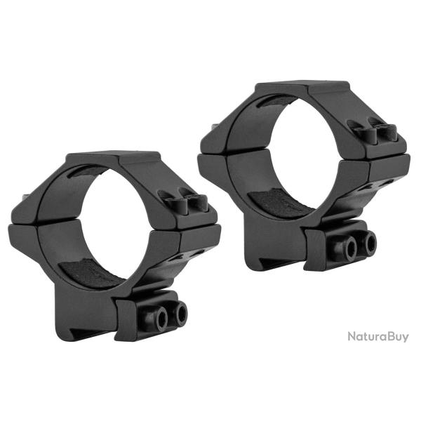 Colliers de Montage RTI 30 mm pour Rail 11 mm avec Serrage �crou - Mod�le Haut - RTI Optics