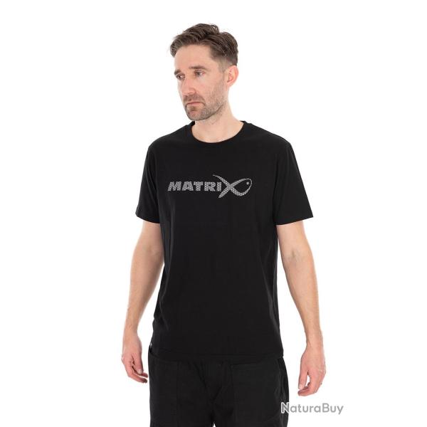 T-shirt Matrix Large Fade Noir/Gris XXL