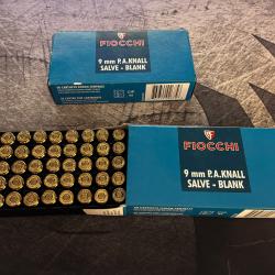 Fiocchi 9mm PAK (x100 munitions)