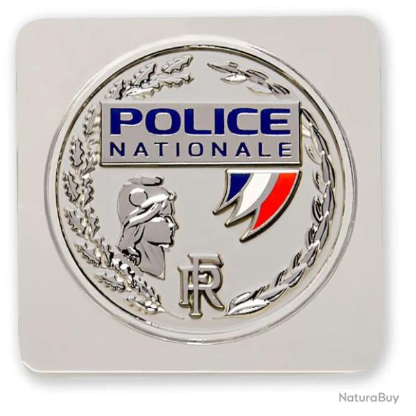 MEDAILLE POLICE SUPPORT CARRE Porte-cartes 603R-SC