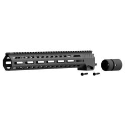 Garde-main V-Rail 13'' avec &Eacute;crou de Canon pour VMP-2M - Vorsk (Noir / Gris / Tan) Noir