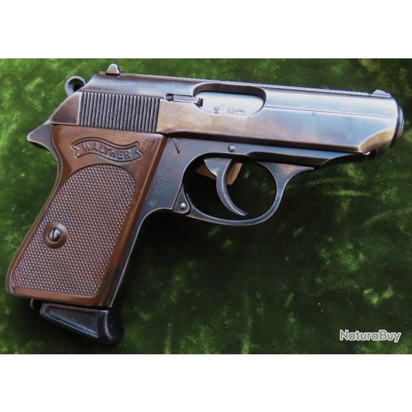 Pistolet Walther P.P.K. calibre 7,65 fabrication Ulm